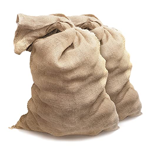 TK THERMALKING 2x Jutesäcke groß 60x110 cm - Winterschutz für Kübelpflanzen und Topf - Kartoffelsack - Winterabdeckung für Pflanzen - Frostschutz für Blumen - Sack XXL Weihnachten